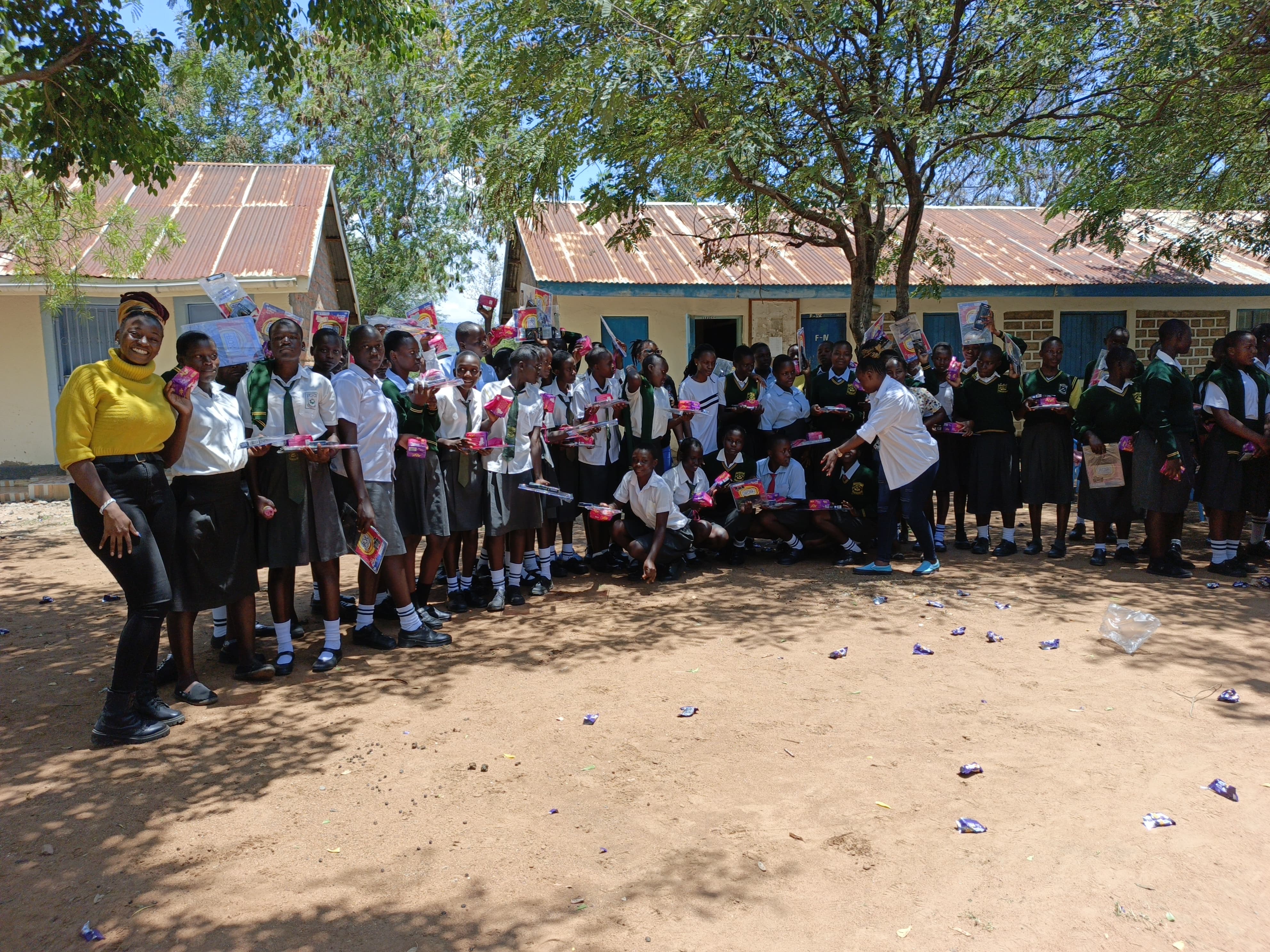 Young woman speaking confidently